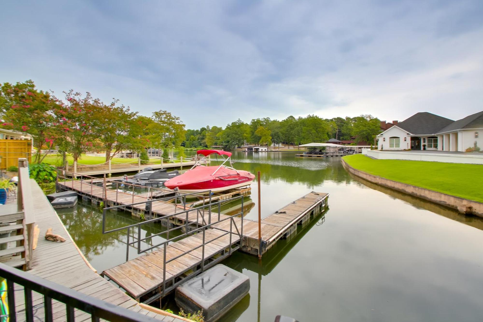Lakefront Duplex On Lake Hamilton With Boat Slip! Hot Springs Bagian luar foto