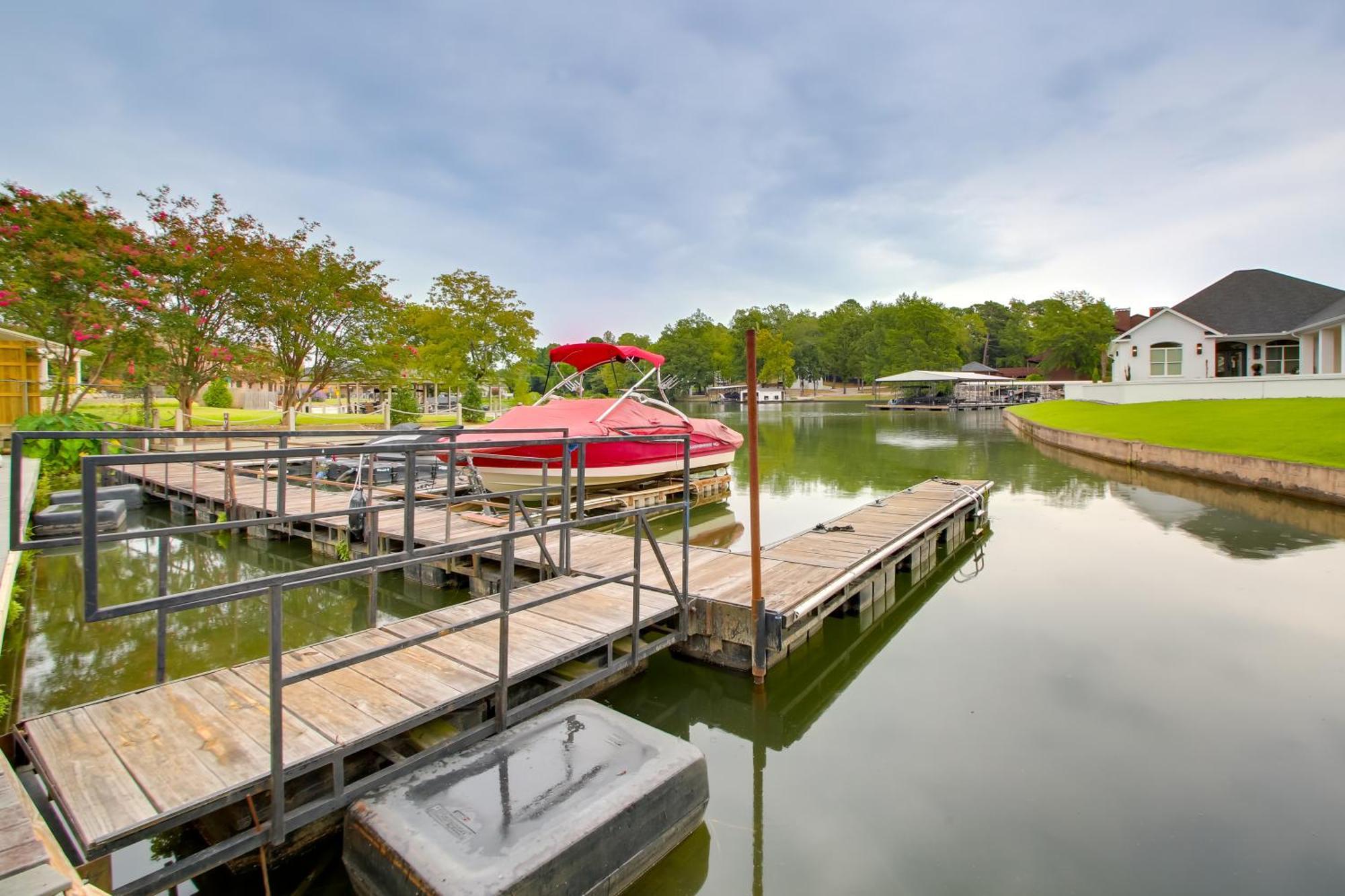 Lakefront Duplex On Lake Hamilton With Boat Slip! Hot Springs Bagian luar foto